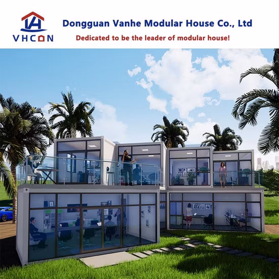 China Luxury Living Prefab Portable Caravan Wooden Mobile Module Camp Steel Flat Pack Building Modular Tiny Prefabricated Office Home Shipping Container House