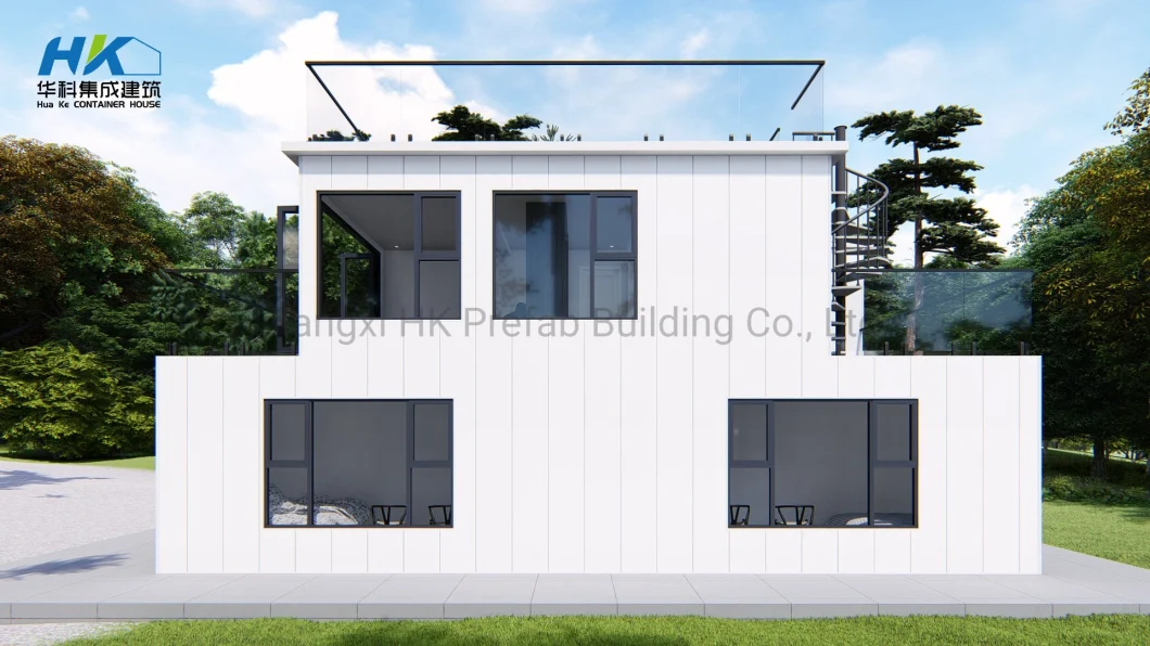 Long Lasting Strong Prefab Prefabricated Modular Shipping Container House Home.